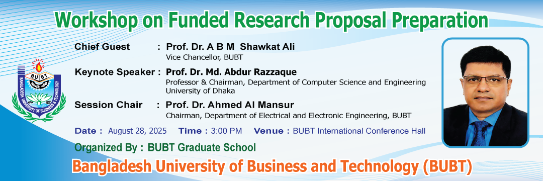 Workshop on “Funded Research Proposal Preparation”.