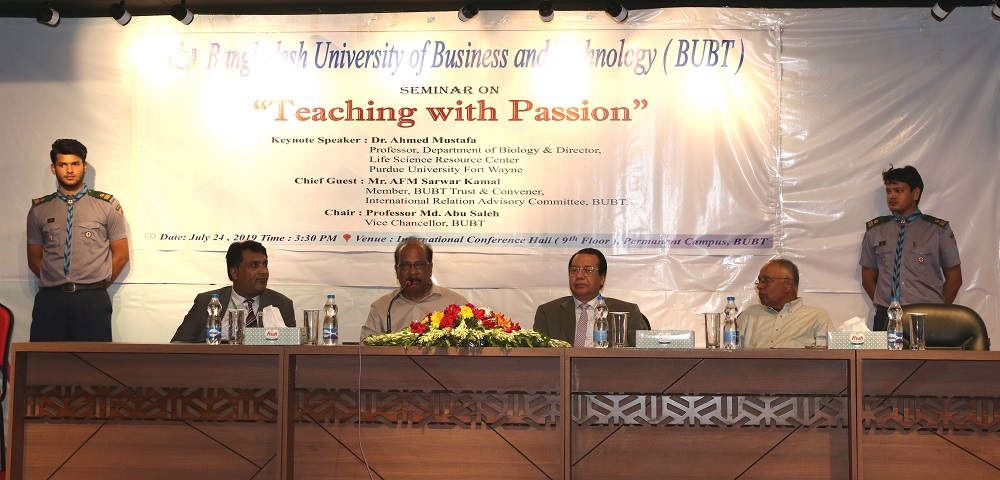 Seminar on Teaching with Passion held at BUBT